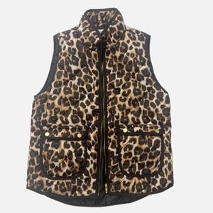 Leopard Print Puffer Vest Workshop by Republic Clothing